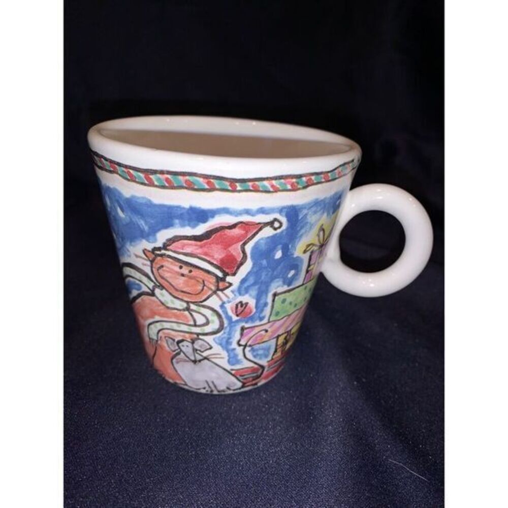 CIRCO FORTUNA BY BELLINI FOR STARBUCKS MERRY CHRISTMAS EVERYBODY MUG‎